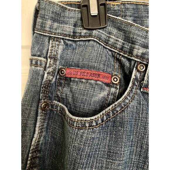 Vintage Polo Assn Baggy Jeans Mens 31x30 Denim Y2K 90s Skater Hip Hop - Picture 6 of 14